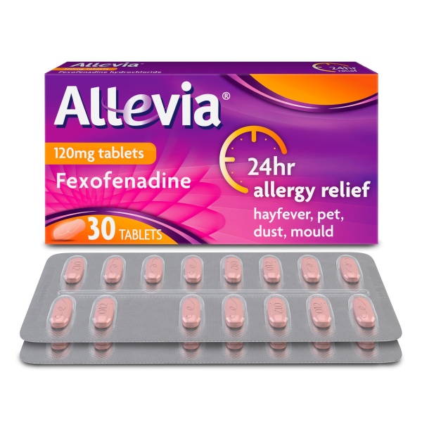 Allevia Allevia Hayfever Allergy Tablets, Prescription Strength 120 mg ...